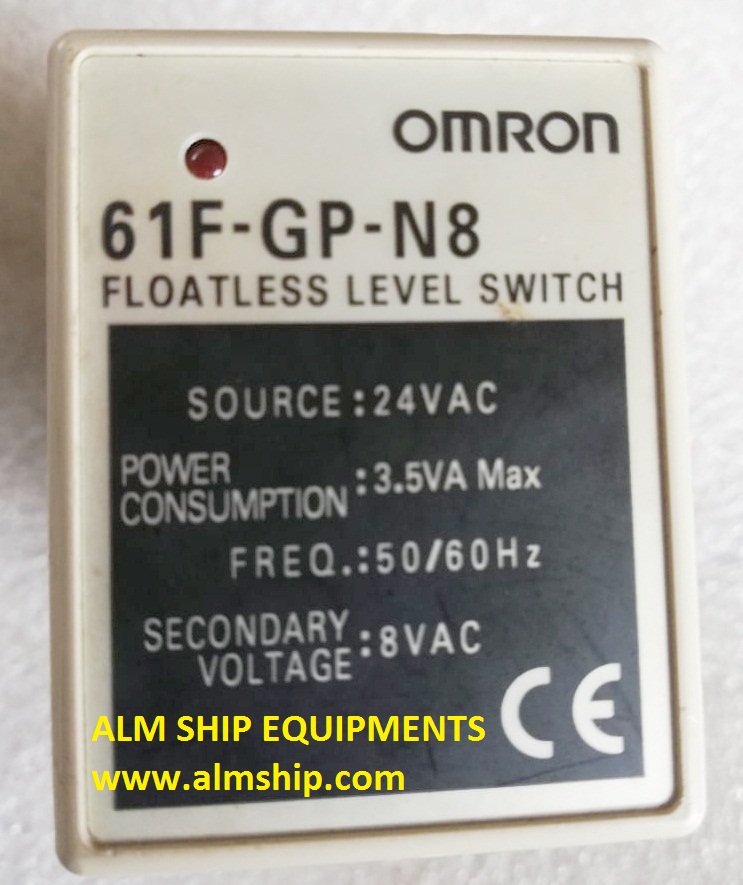 OMRON FLOATLESS LEVEL SWITCH-61F-GP-N8 WITH-SOCKET