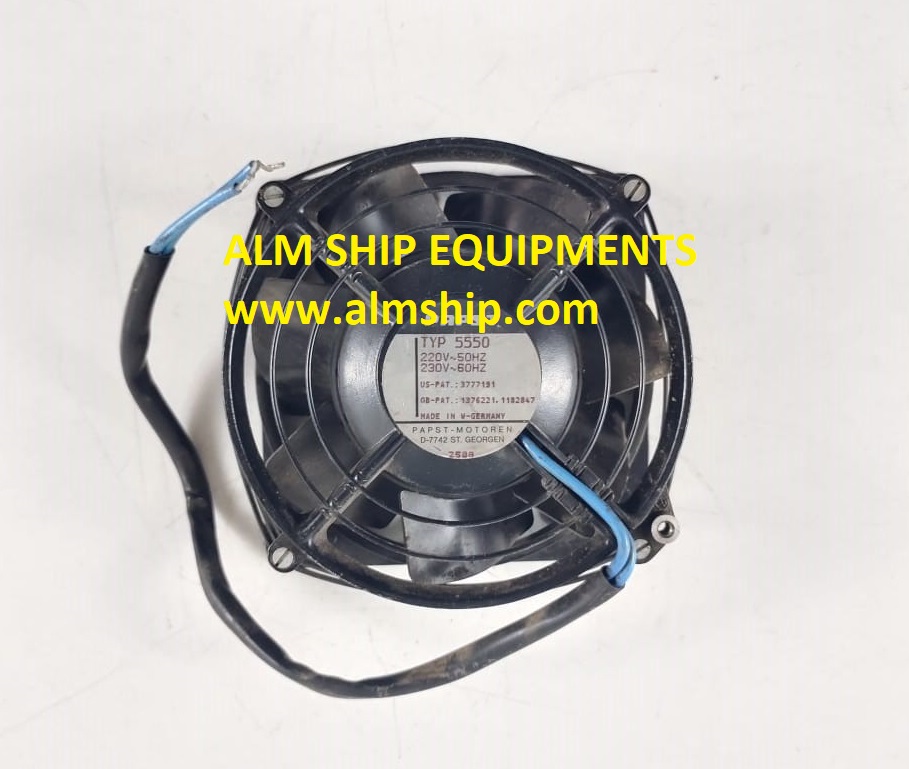 PAPST Electric Cooling Fan Assembly Type 5550 220v/ 230v