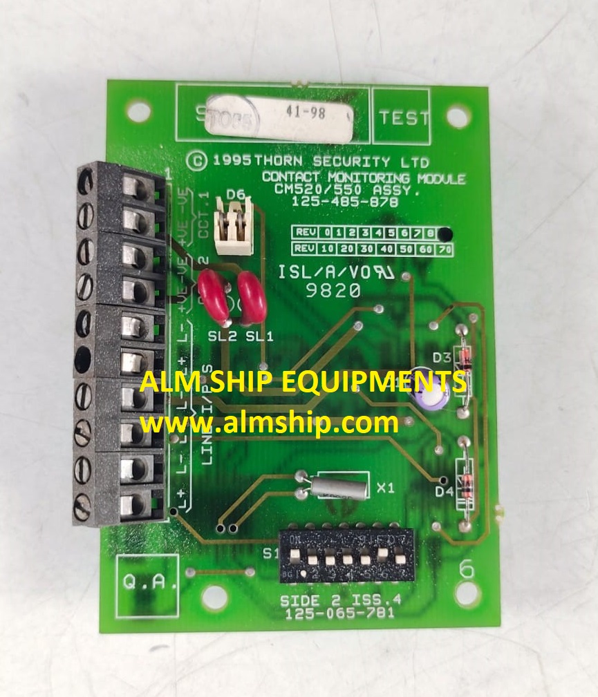 Tyco / Thorn CM520/SM550 Contact Monitoring Module