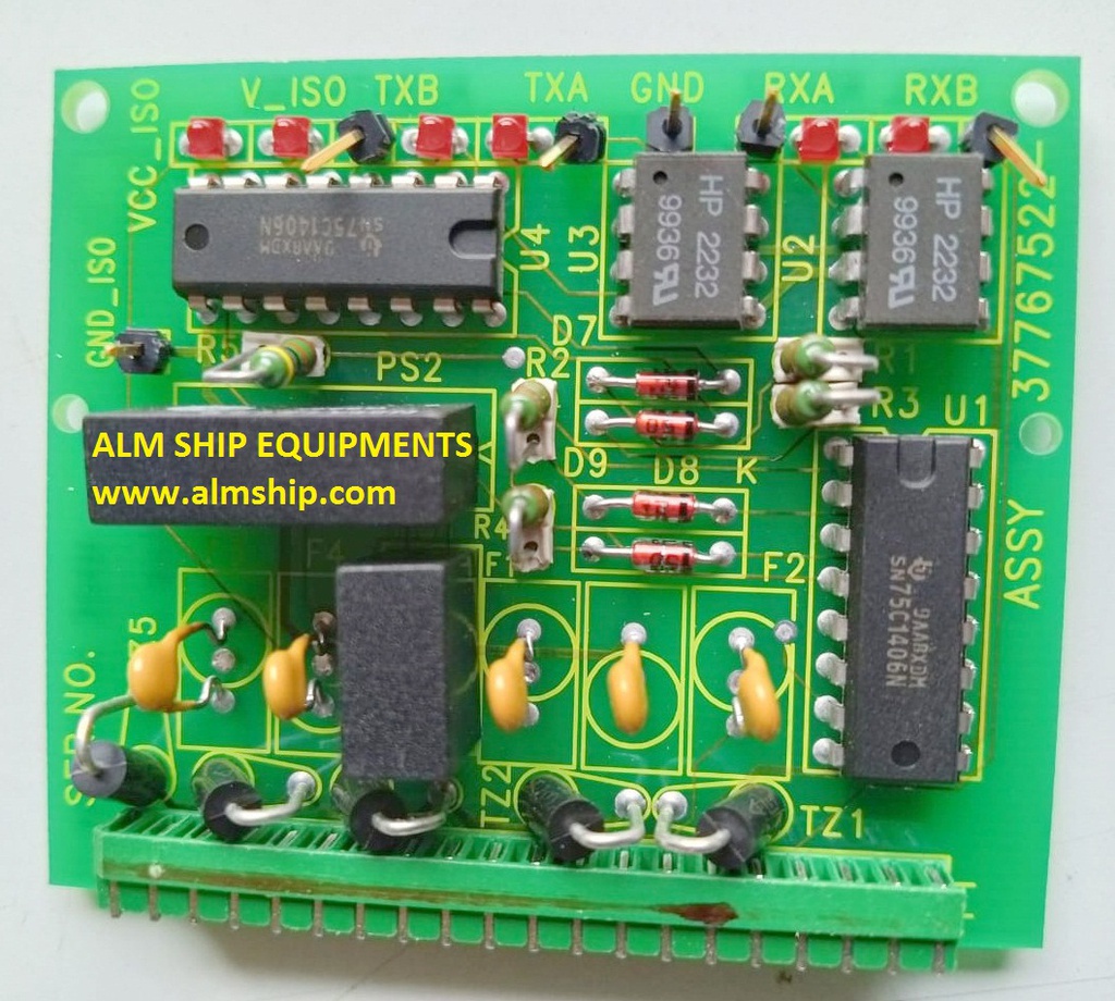ALBATROSS 37767522 TBSL RS232 37767548 ISOLATED ADAPTER PCB BOARD
