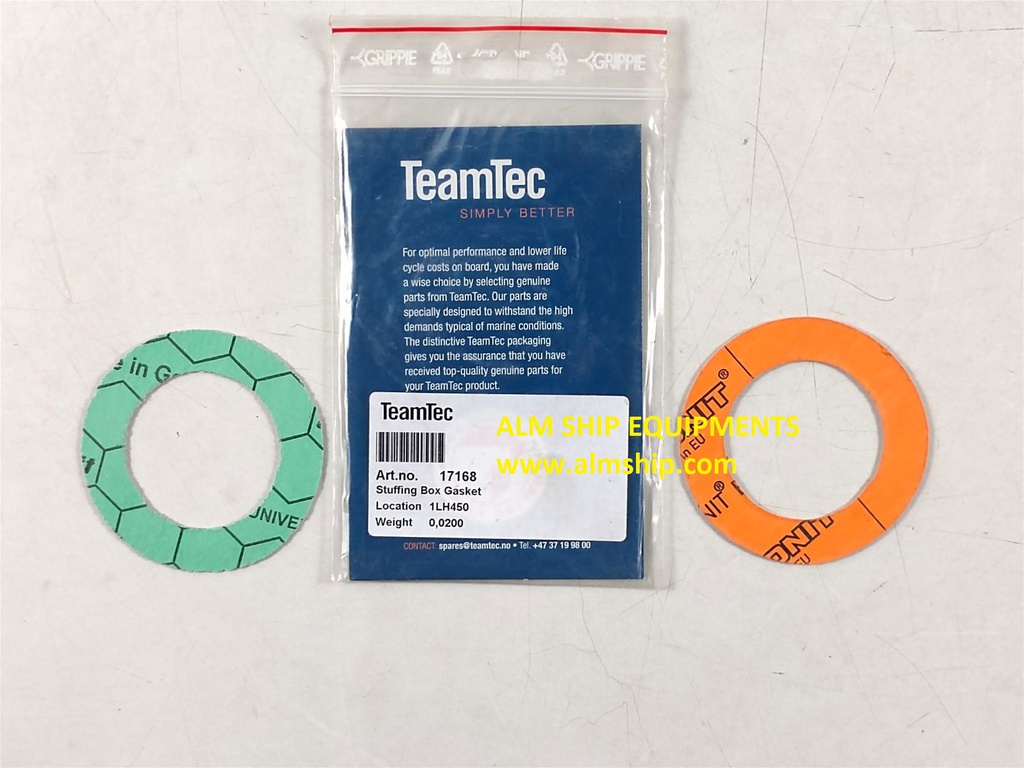 Stuffing Box Gasket 17168 For Teamtec