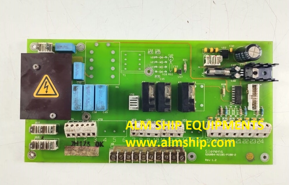 Siemens G26004-A2105-P100-2 IO-Platine Circuit Board