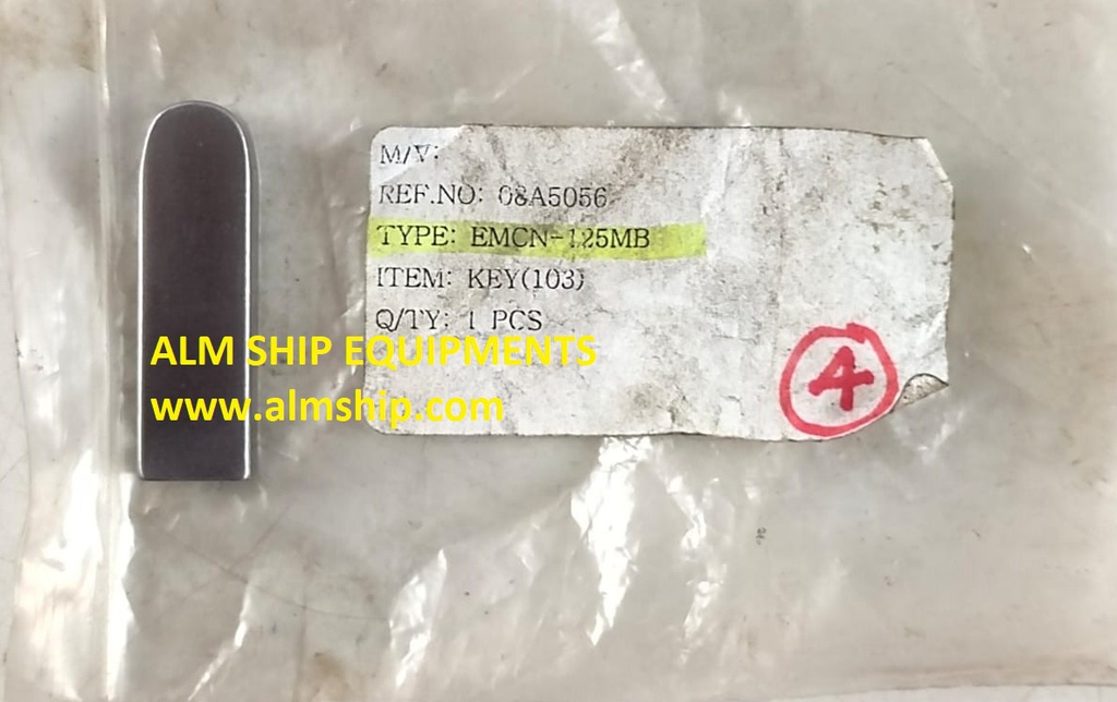 Key P/n 103 For Taiko Kikai EMCN-125MB