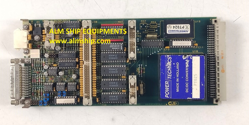 Norcontrol NA-1E222.1 EMT I/O &amp; Power Card HA332402 A/A/A