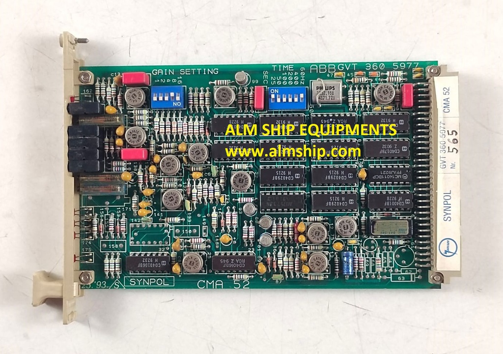 ABB SYNPOL CMA 52 GVT 360 5977 Pcb Card