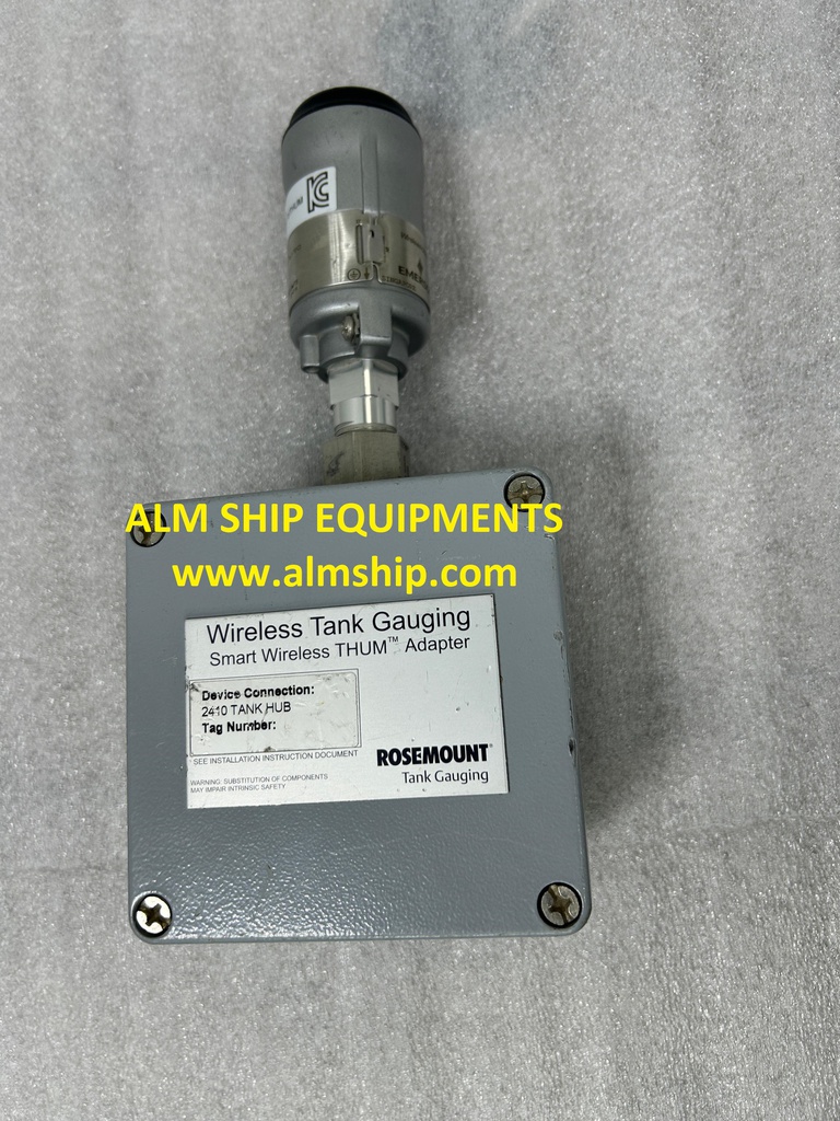 Wireless Tank Gauging Smart Wireless THUM Adapter ROSEMOUNT EMERSON
