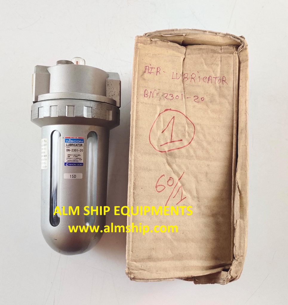 NIHON SEIKI AIR LUBRICATOR BN-2301-20 WITH-BOX