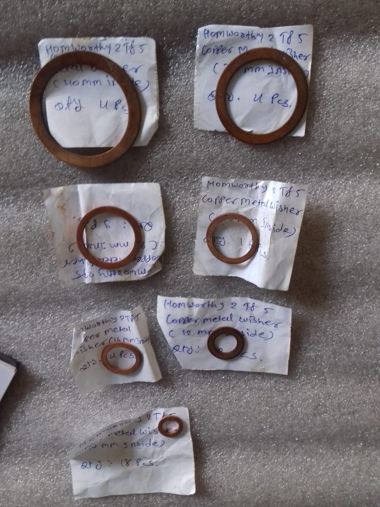 COPPER METAL WASHER ID 40MM