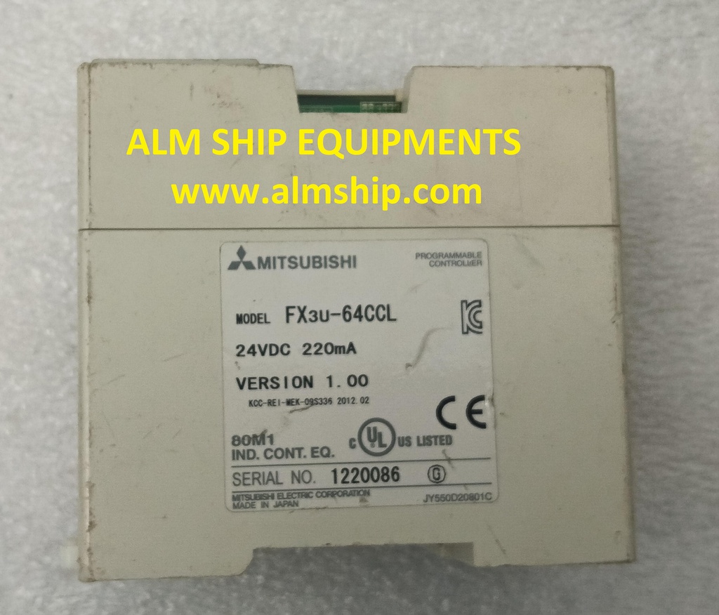 MITSUBISHI FX3U-64CCL PROGRAMMABLE CONTROLLER
