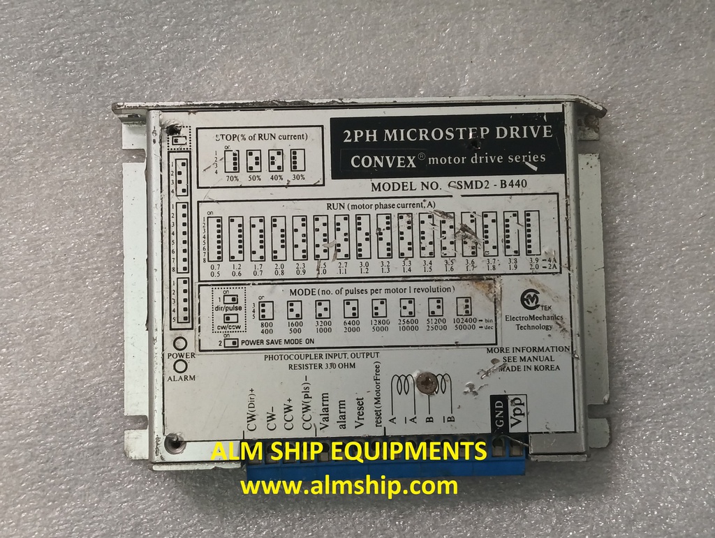 CONVEX CSMD2-B440 MICROSTEP DRIVE/ MOTOR DIRVE SERIES