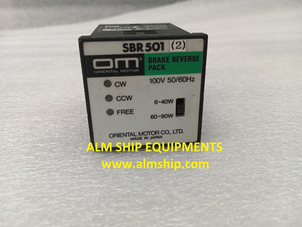 ORIENTAL MOTOR SBR-501 BREAK REVERSE PACK