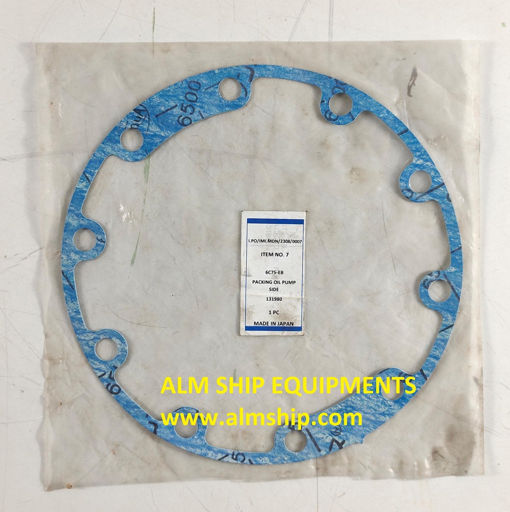 DAIKIN 6C75-EB PACKING OIL PUMP SIDE