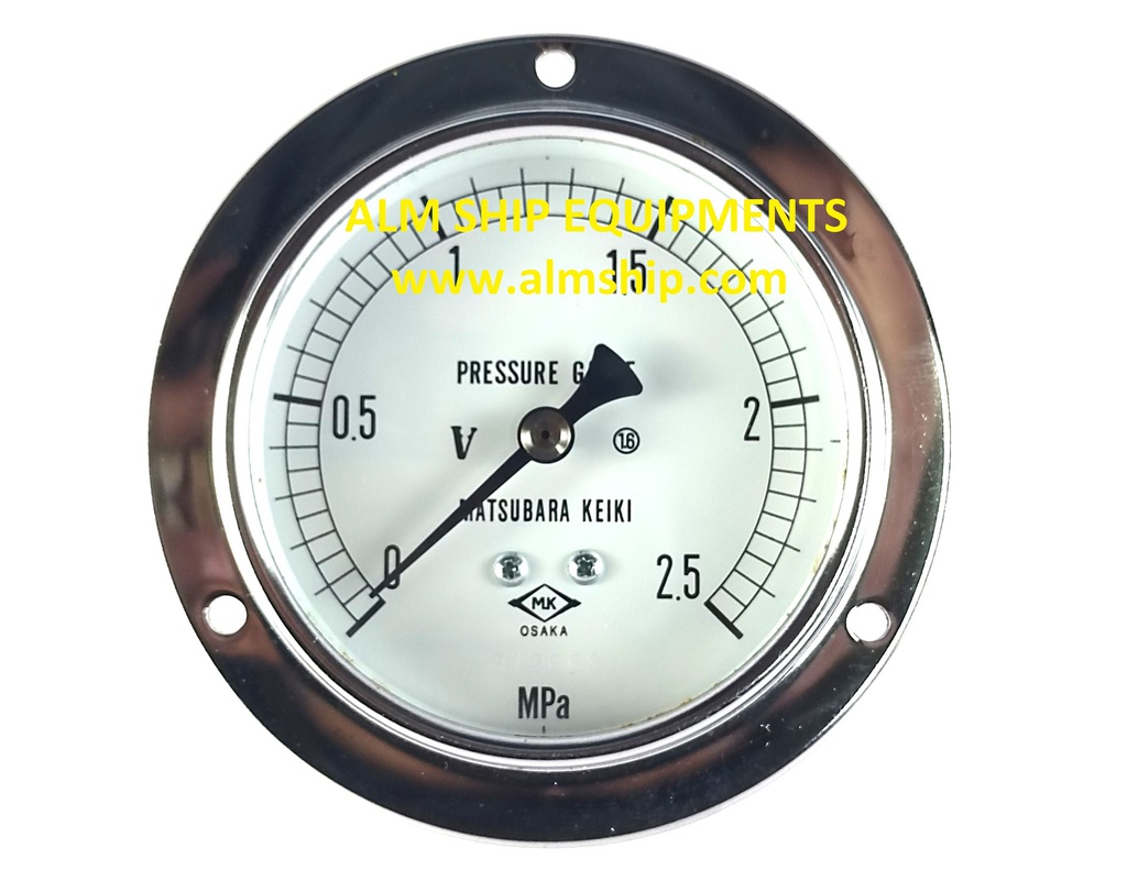 MATSUBARA KEIKI 0-2.5 MPA PRESSURE GAUGE