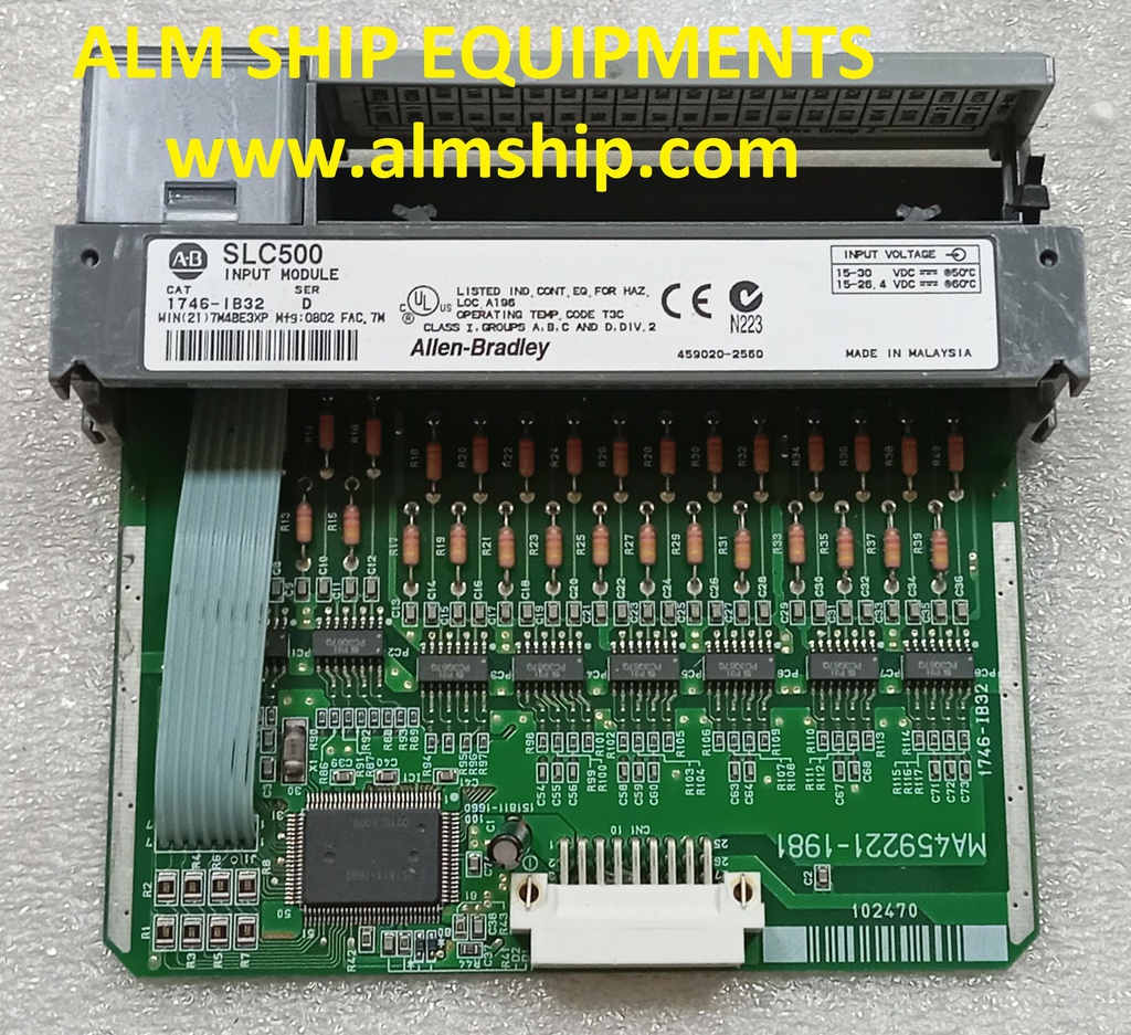 INPUT MODULE/ ALLEN BRADELY/ SLC 500/ 1746-IB32