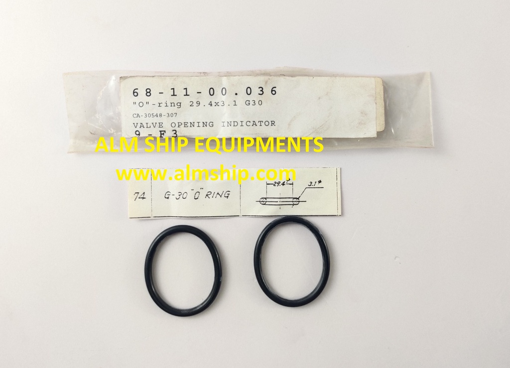 O-RING 68-11-00-036 G30