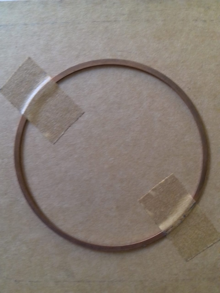 COPPER VALVE GASKET 1ST STAGE SUC/DEL ID-103 OD-111