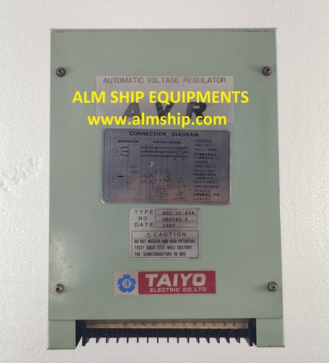 TAIYO ELECTRIC ASC-32-4 Z4 AUTOMATIC VOLTAGE REGULATOR