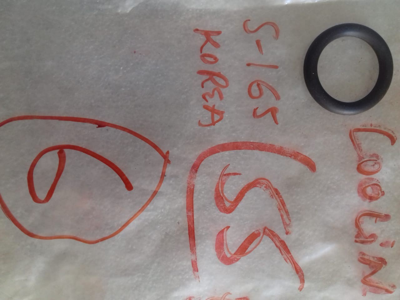 YANMAR O-RING FOR CYL. HEAD COOLING S165