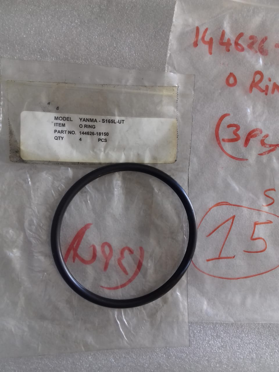 YANMAR O-RING S165
