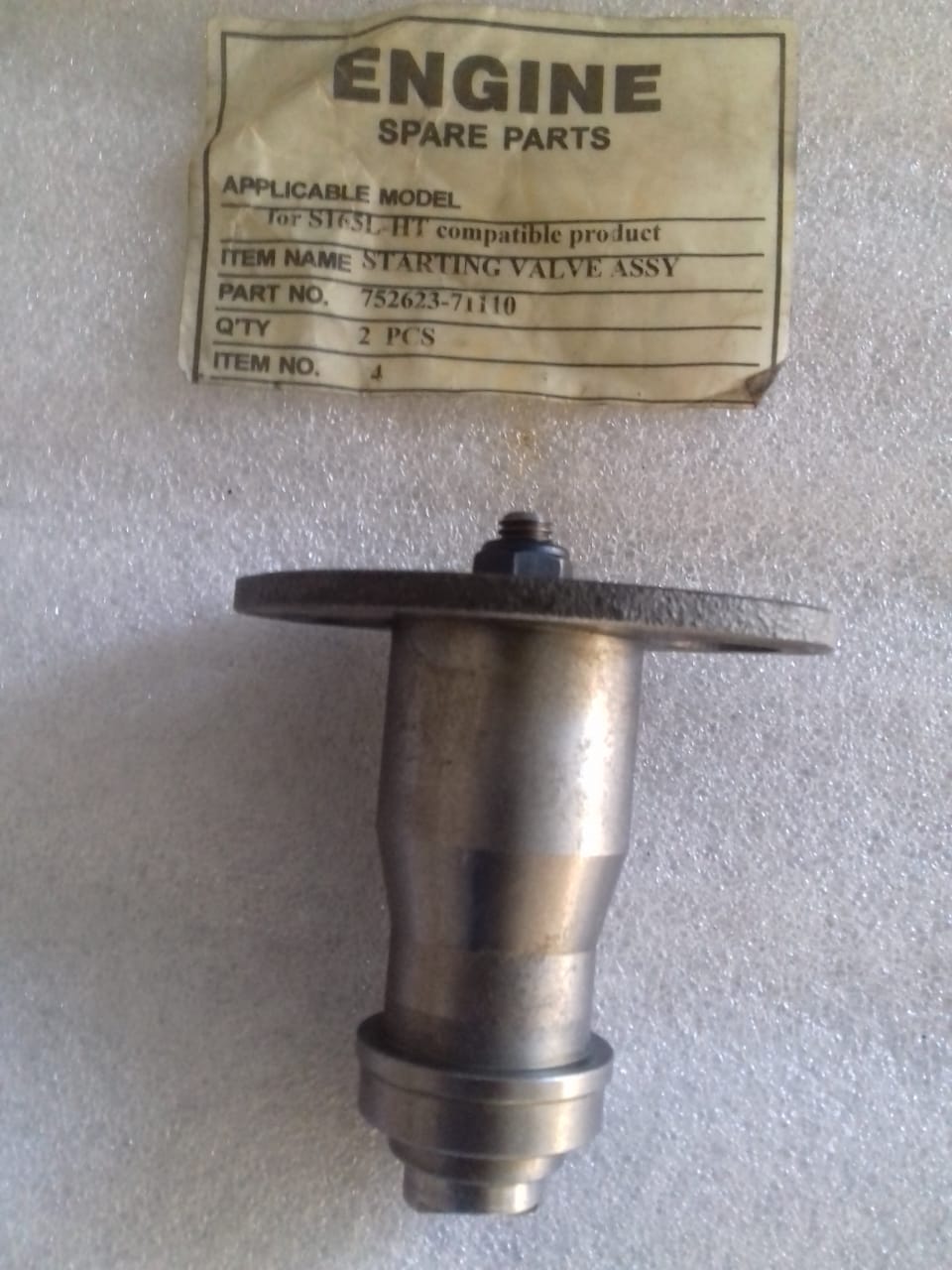 YANMAR STARTING VALVE ASSY S165