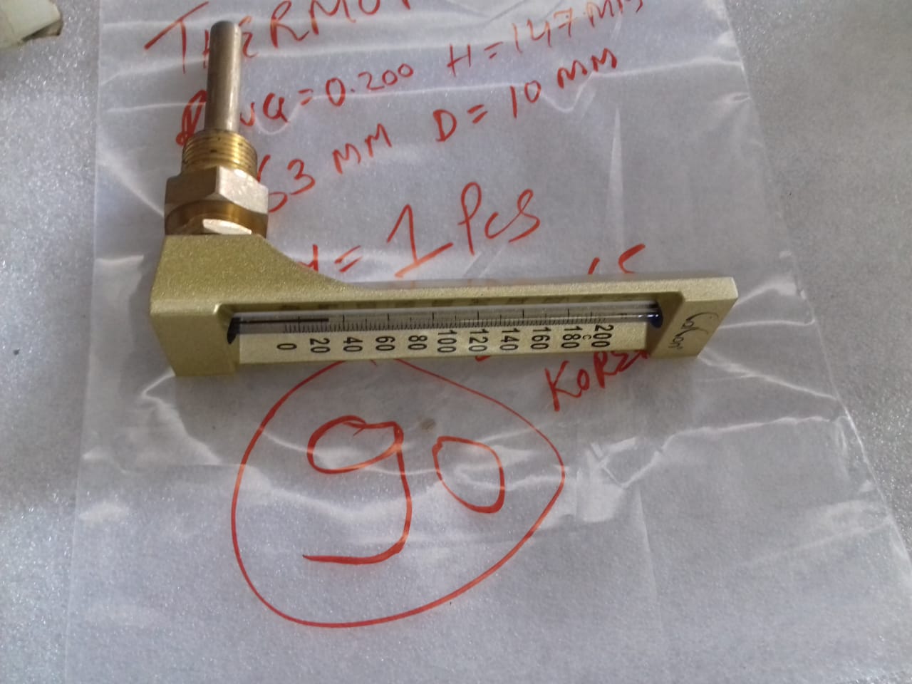 YANMAR THERMOMETER S165