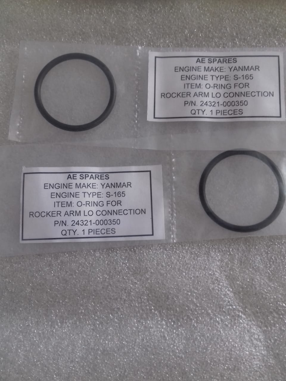 YANMAR O-RING FOR ROCKER ARM LO CONNECTION S165