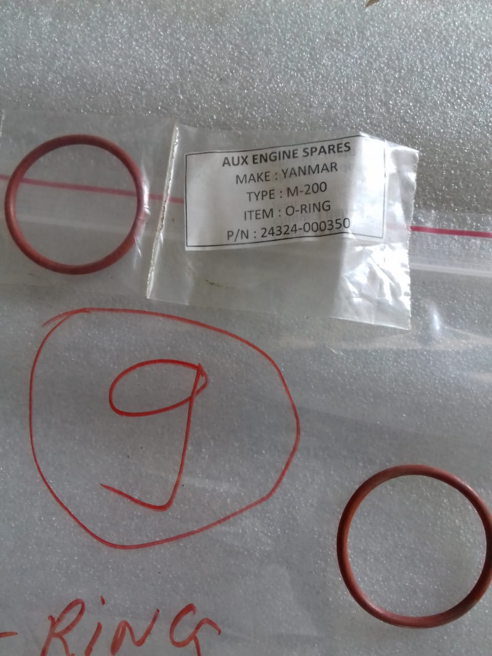 YANMAR O-RING M-200