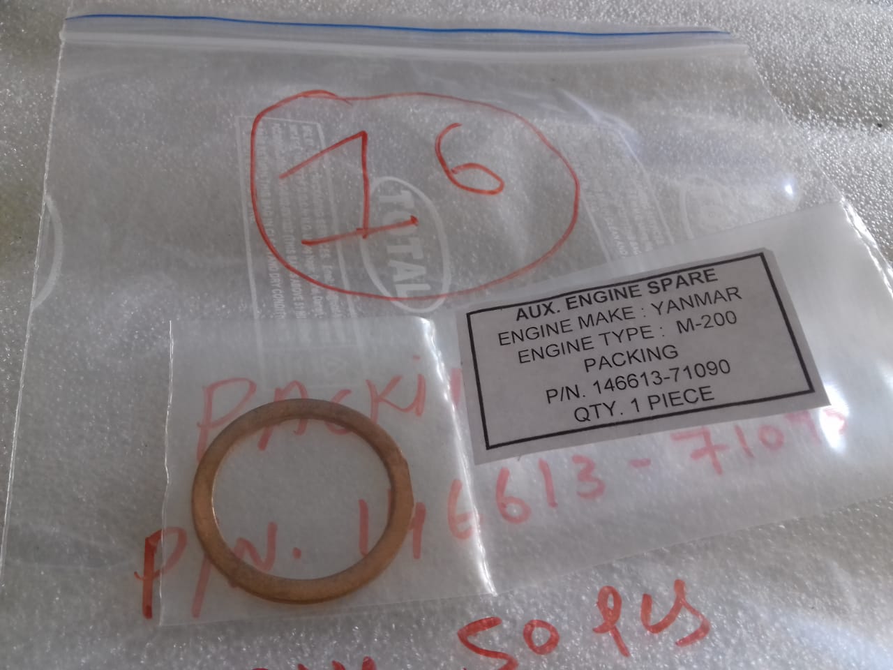 YANMAR PACKING M200