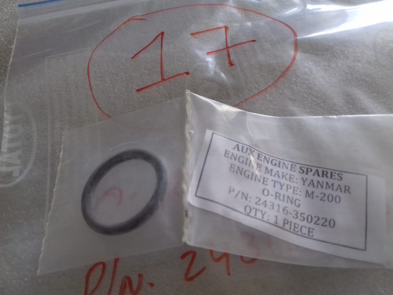 YANMAR O-RING M200