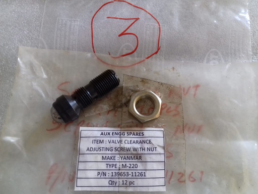 YANMAR SCREW WITH NUT M220