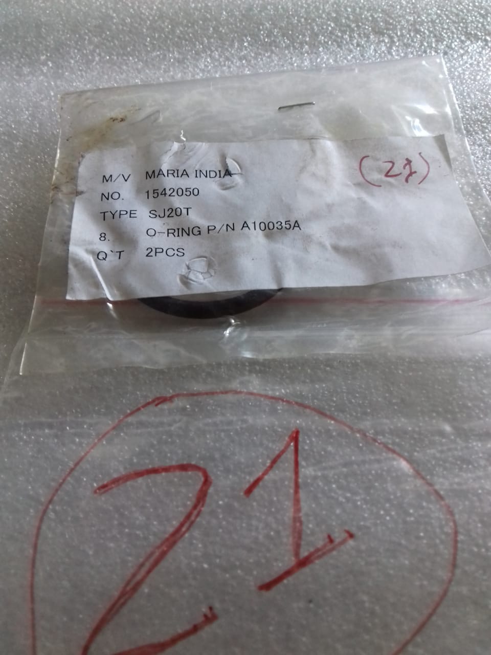 MITSUBISHI O-RING SJ20T