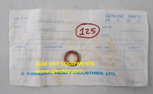 COPPER PACKING-KAWASAKI 8S60MCE