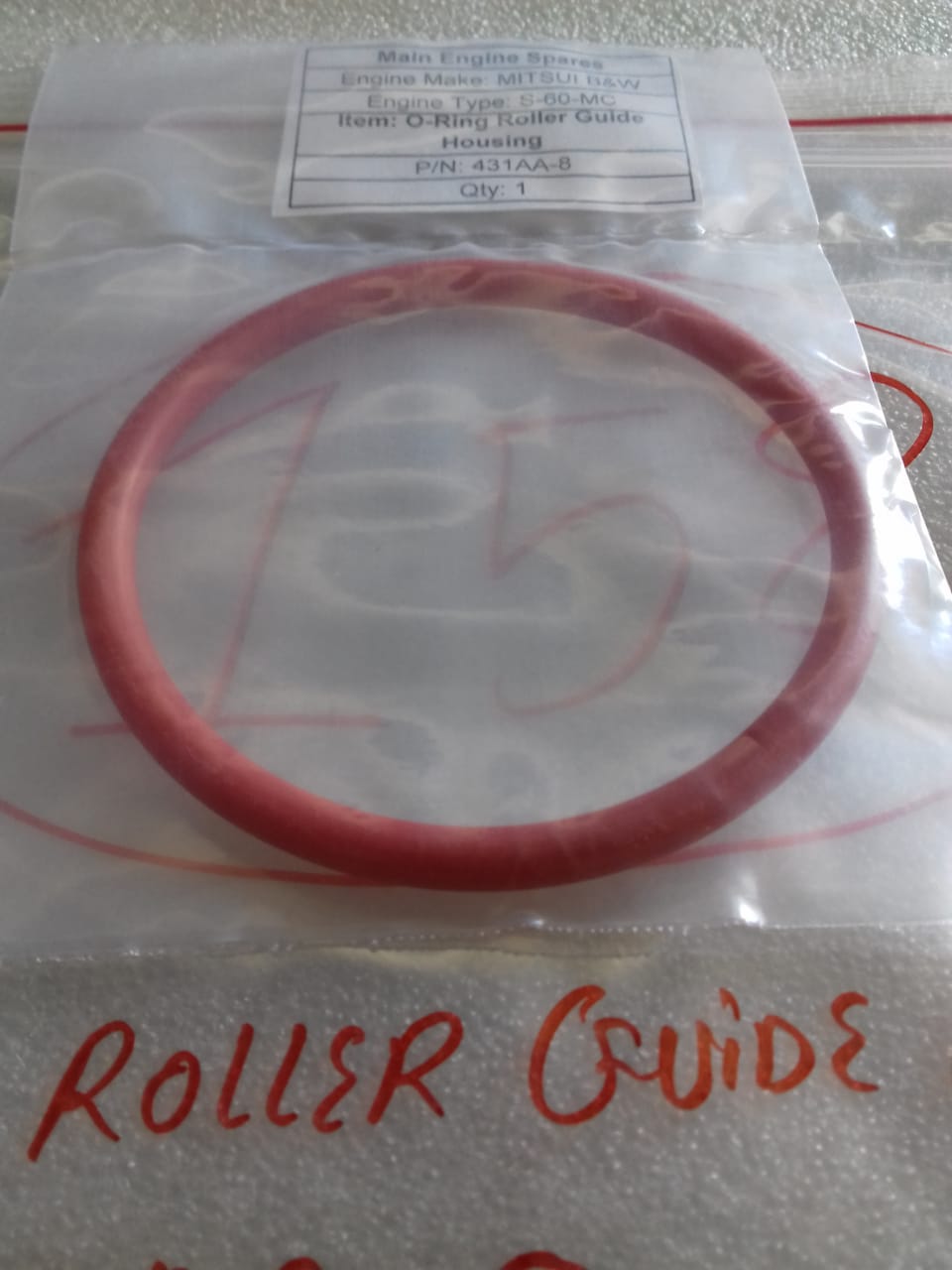 O-RING ROLLER GUIDE HOUSING-KAWASAKI S60MC