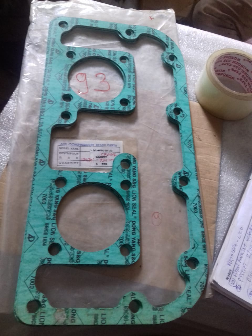 YANMAR GASKET CASING SC-30N/SC-40N