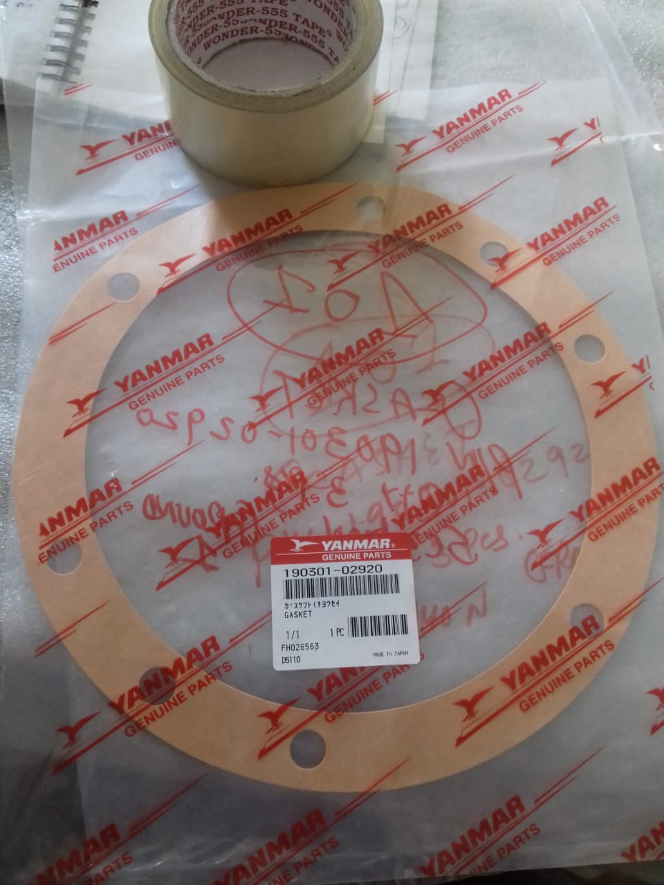 YANMAR GASKET HOUSING SC-30N/SC-40N