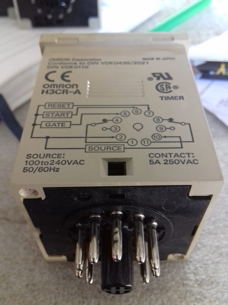 OMRON H3CR-A TIMER DAMAGE