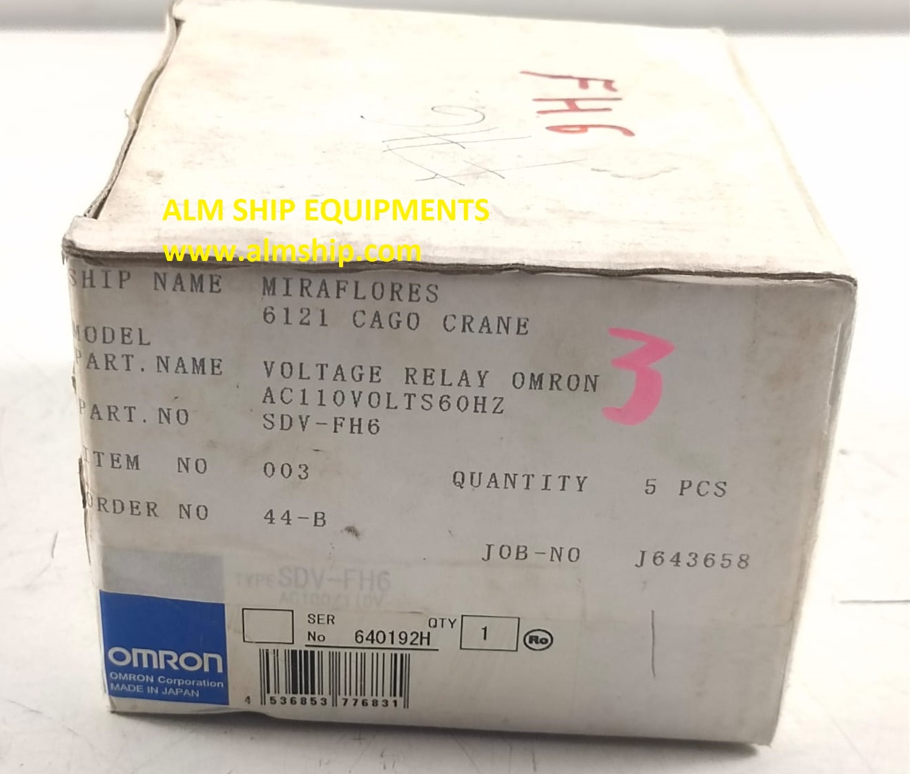 Omron SDV-FH6 Voltage Sensor