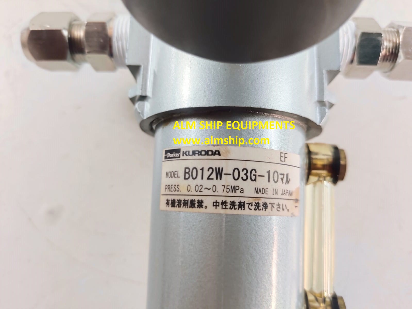 Parker Kuroda B012W-03G-10 / BO12W-03G-10 Air Filter Regulator