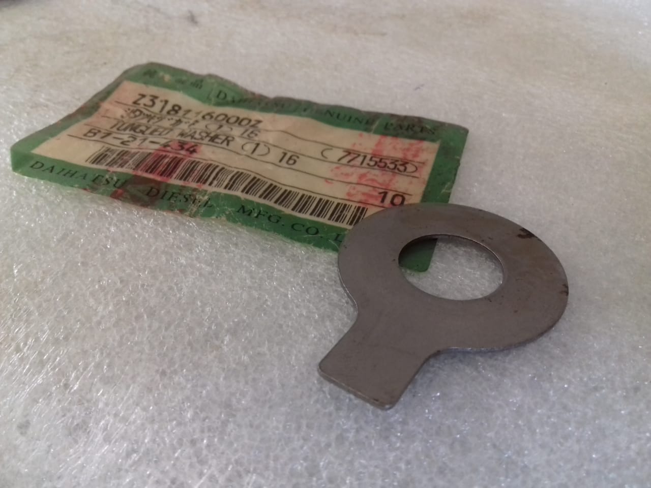 DAIHATSU TONGUED WASHER