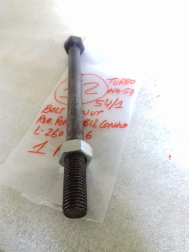 BOLT & NUT REQ. FOR CABLE CONDUIT