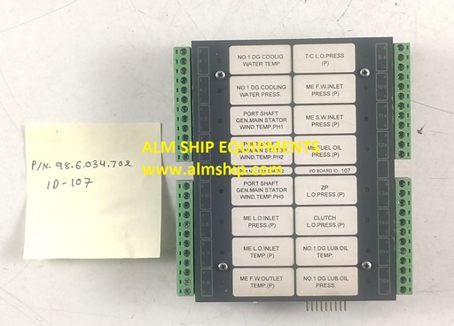 Praxis 98.6.034.702 Processor Board Rev HA Id 107