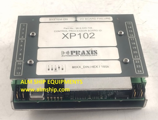 Praxis 98.6.049.7065 / 98.6.049.706 Control Processor Board Id XP102