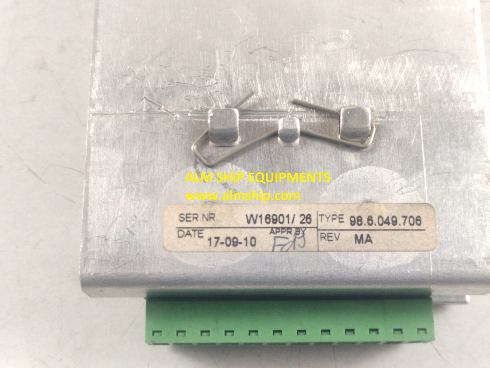 Praxis 98.6.049.706 Control Processor Board Id XP107