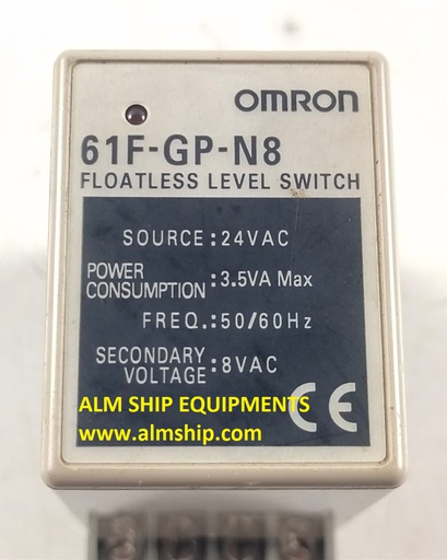 Omron 61F-GP-N8 Floatless Level Switch 24V with Socket