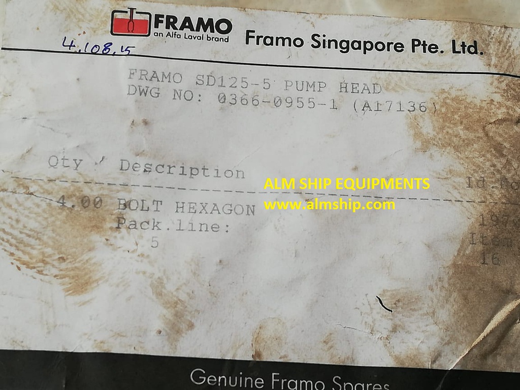 FRAMO BOLT HEXAGONE