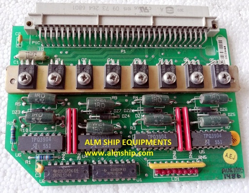 NOR CONTROL VALVE DRIVER NN 826.1 PCB CARD