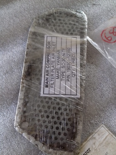 YANMAR FILTER PLATE AIR INLET SC-30N/SC-40N