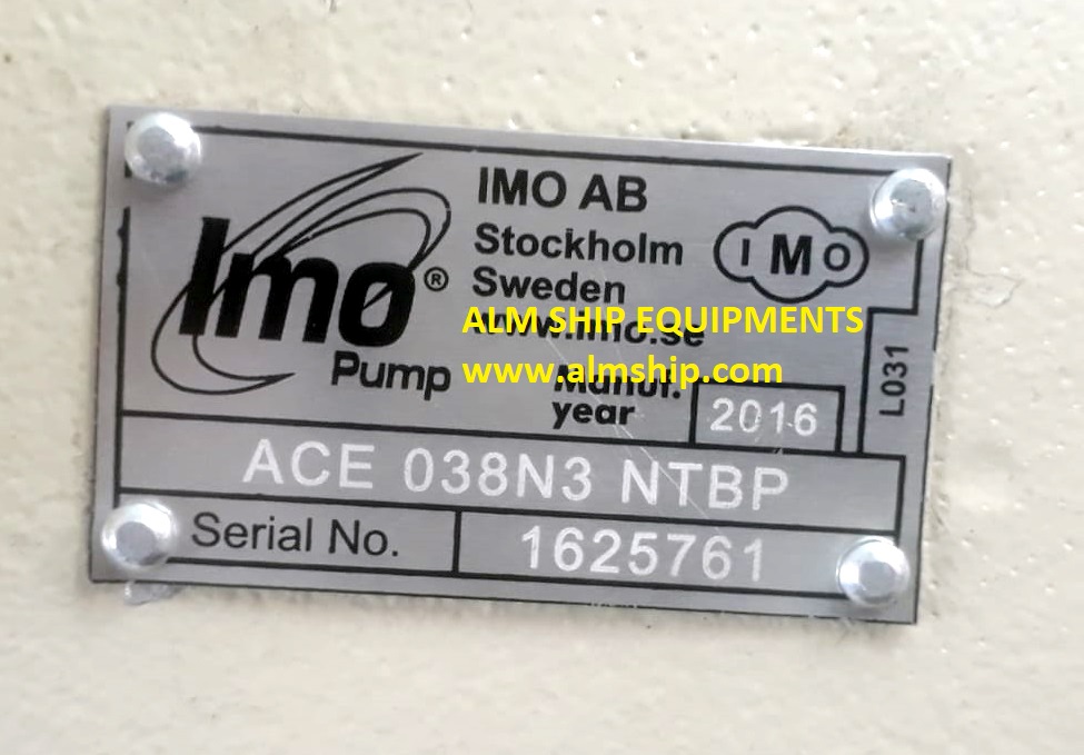 IMO PUMP ACE 038N3 NTBP