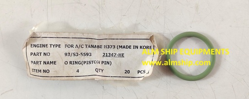 TANABE H-73/H-74 PISTON PIN O-RING