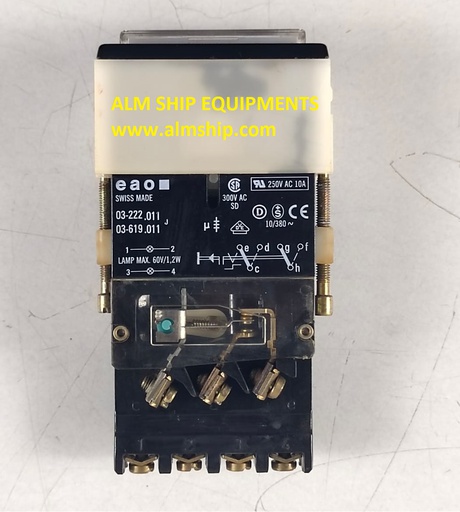 Eao 03-222.011 & 03-619.011 Light Switch & Pushbutton Switch